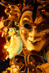 Venetian carnival masks..