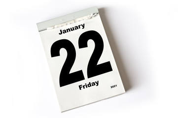 22. January 2021