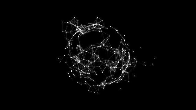 Digital data globe. World map point, line, Global network connection, international meaning.