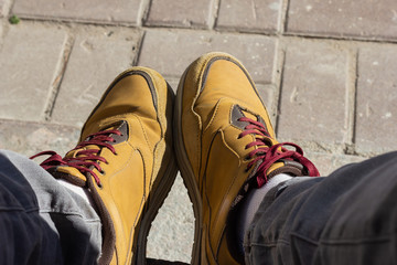 feet in sneakers for men  fashion  footwear casual
