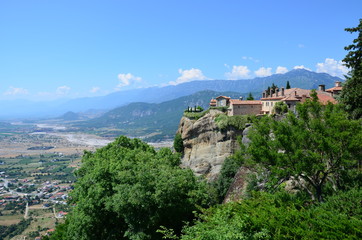 Fototapeta na wymiar Old monastery in the mountains