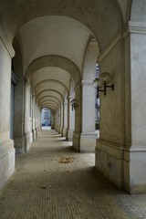 Covered passage around the inner yard of Christiansborg Palace
