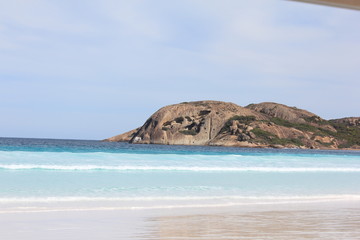 beautiful beach Lucky Bay in Australia, down under