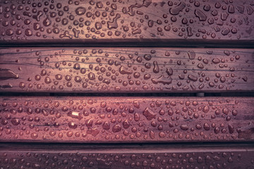 Waterproof wood brown vintage background water drops 