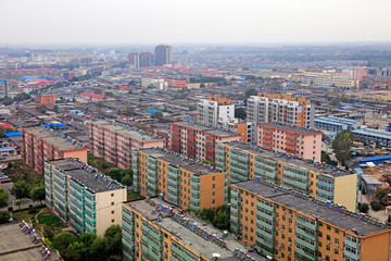 Naklejka premium High-rise buildings in the city