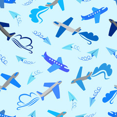 pattern airplane seamless background wallpaper geeers paper sky heights