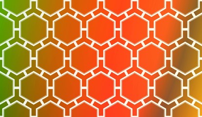 Template Background With Curved Line. Vector Illustration. Abstract Blurred Gradient. For Flyer, Screen, Business Presentation