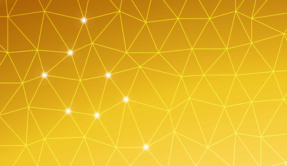 Abstract illustration with an elegant triangles. Template for your banner. Vector illustration. Creative gradient color