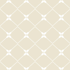 Naklejka premium Geometric seamless pattern Beige. cream color