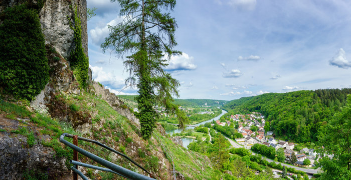 Riedenburg Wanderung Panorama