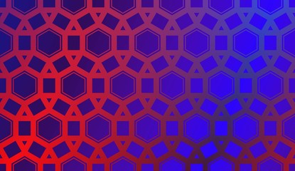 Blurred Background. Futuristic Template. Original Interior Background In Triangles Style. Curved Line. Vector Illustration. For Modern Interior Design, Fashion Print