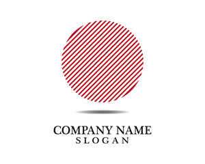 Circle logo and symbols business technology