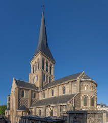 Fototapeta na wymiar Le Havre, France - 05 31 2019: St. Vincent de Paul Church