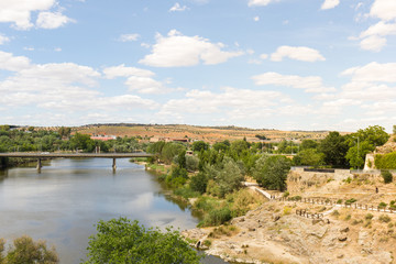 Fototapeta na wymiar River in Toledo, Spain