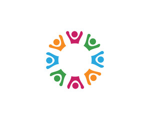 Adoption Logo community logo template vector icon