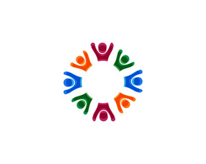 Adoption Logo community logo template vector icon