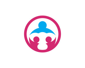 Adoption Logo community logo template vector icon