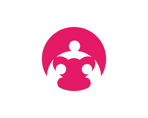 Adoption Logo community logo template vector icon