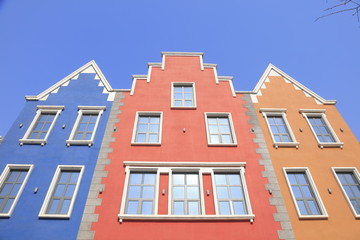 Fototapeta na wymiar Holland style architecture