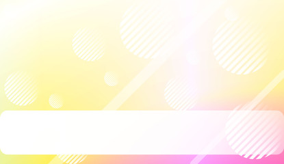 Soft Color Gradient Background with Line, Circle. For Greeting Card, Flyer, Invitation. Vector Illustration.