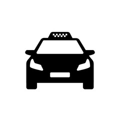 black and white taxi logo modern car © Passatic