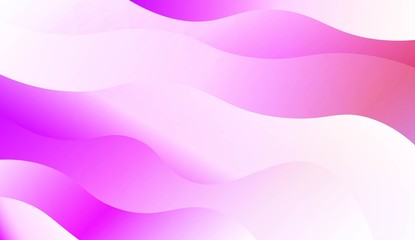 Fototapeta premium Modern Shiny Waves. For Your Design Ad, Banner, Cover Page. Vector Illustration with Color Gradient.