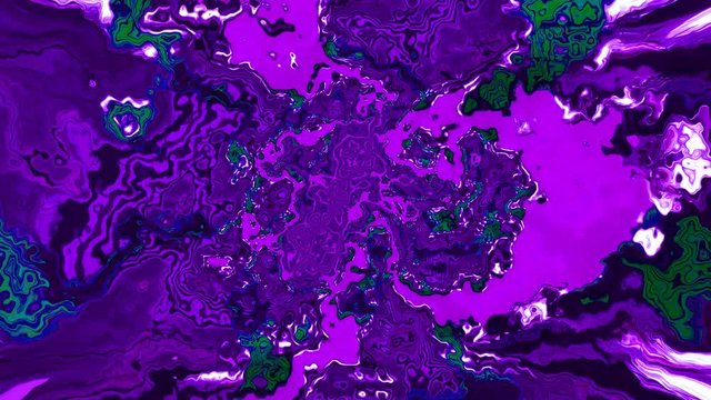 A blend of vibrant colors interacting and swirling together.