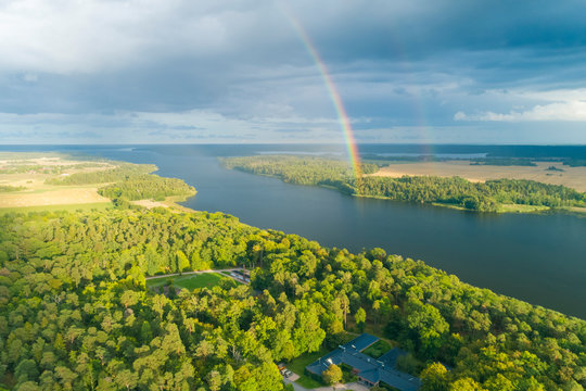 Lake Malaren near Wik Castle, in Uppsala County, Sweden