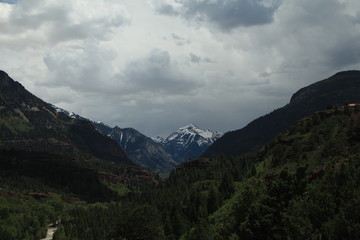 Obraz premium Ouray Colorado Peaks Stream Lakes