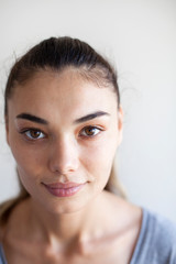 Portrait of beautiful woman smiling at the camera