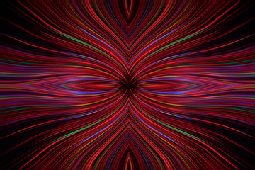 radial color pattern, closeup of photo