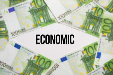 Euro Cash background. Euro Money Banknotes