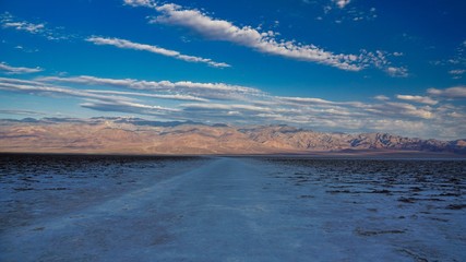 Badwater basin at Death Valley