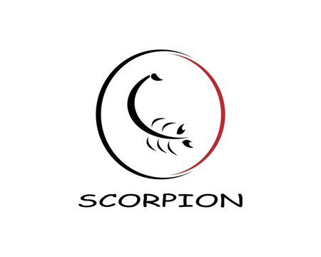 Scorpion Logo Template Vector illustration