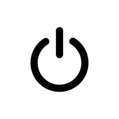 Power button symbol icon vector