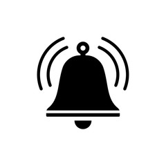 Bell symbol icon vector