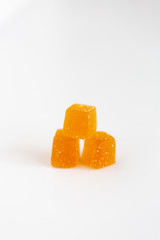 Three Orange CBD Gummies, Vitamin Gummy, Edibles