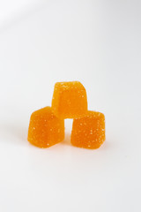 Three Orange CBD Gummies, Vitamin Gummy, Edibles