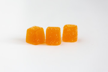 Three Orange CBD Gummies, Vitamin Gummy, Edibles