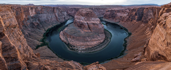 Horseshoe bend sunset