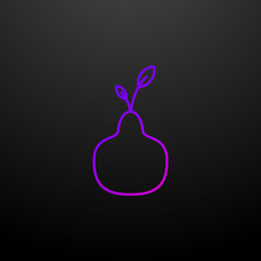 pear nolan icon. Elements of Eco set. Simple icon for websites, web design, mobile app, info graphics