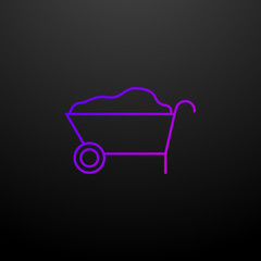 wheelbarrow nolan icon. Elements of Eco set. Simple icon for websites, web design, mobile app, info graphics