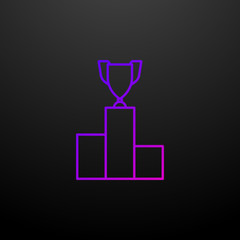 goblet catwalk nolan icon. Elements of awards set. Simple icon for websites, web design, mobile app, info graphics