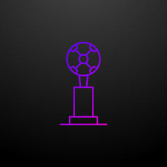 soccer cup nolan icon. Elements of awards set. Simple icon for websites, web design, mobile app, info graphics