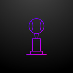 tennis cup nolan icon. Elements of awards set. Simple icon for websites, web design, mobile app, info graphics