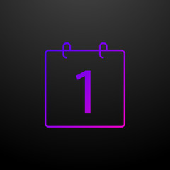 date calendar nolan icon. Elements of school set. Simple icon for websites, web design, mobile app, info graphics