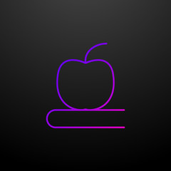 apple book nolan icon. Elements of school set. Simple icon for websites, web design, mobile app, info graphics