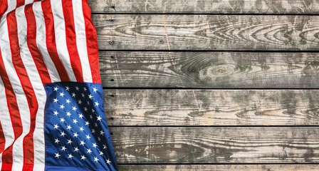 Obraz premium American flag background for edit your design.