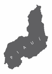 Piaui State map