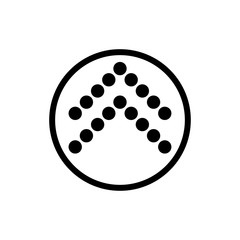 Arrow symbol icon vector illustration